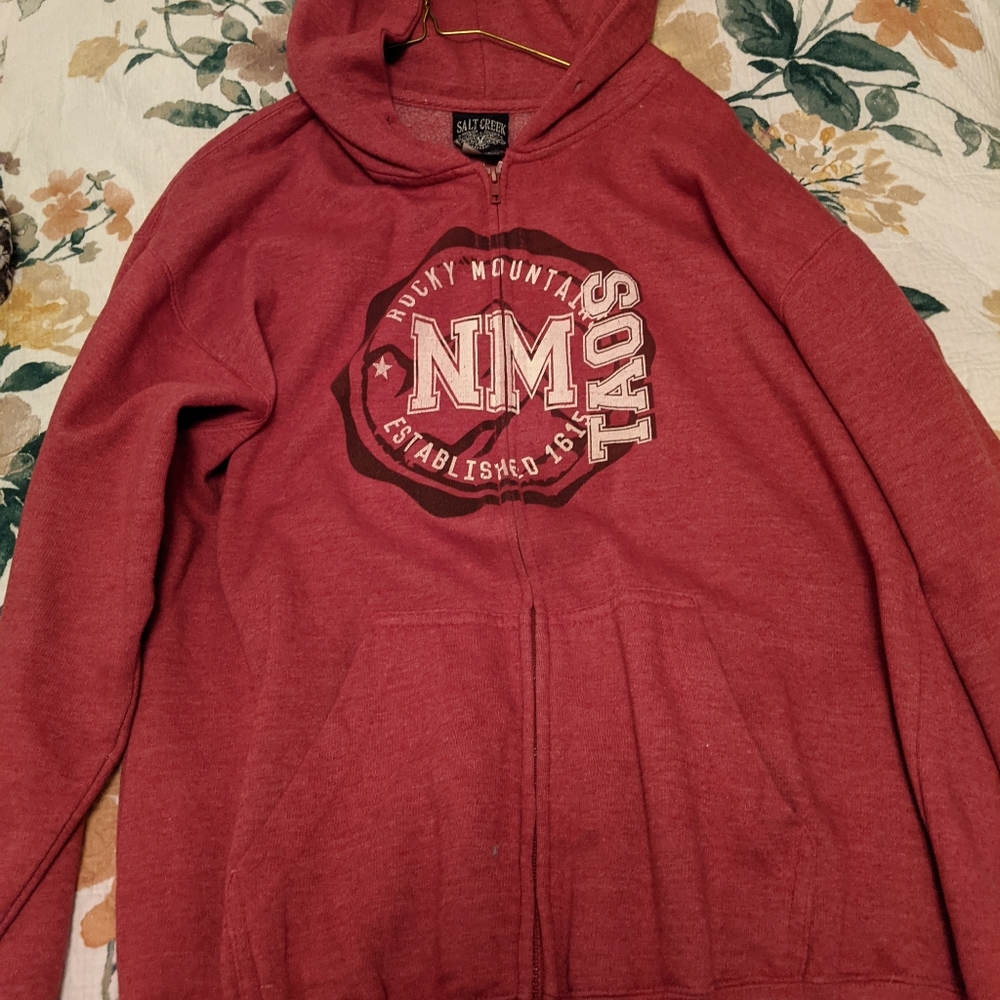 Zip up coat